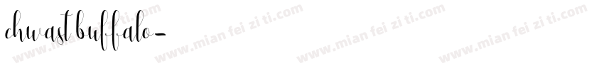 chwast buffalo字体转换